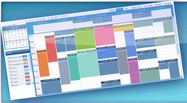 Web2Cal AJAX based Calendar