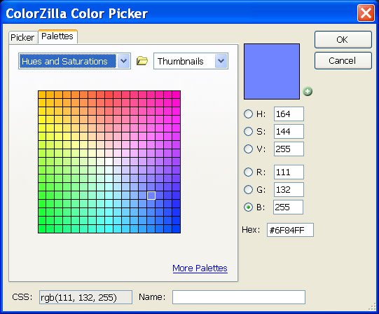 ColorZilla Firefox Color Picker 2
