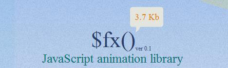 fx() JavaScript Animation Library